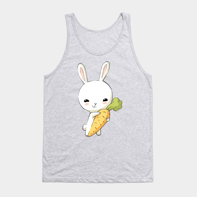 Bunny Carrot 2 Tank Top by Freeminds